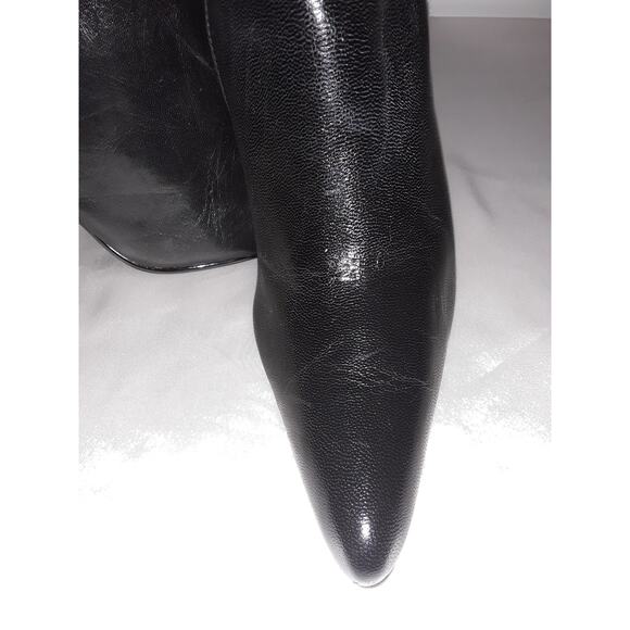 Colin Stuart Sz 6 Genuine Leather Boots With Silver Side Buckle - Picture 3 of 7